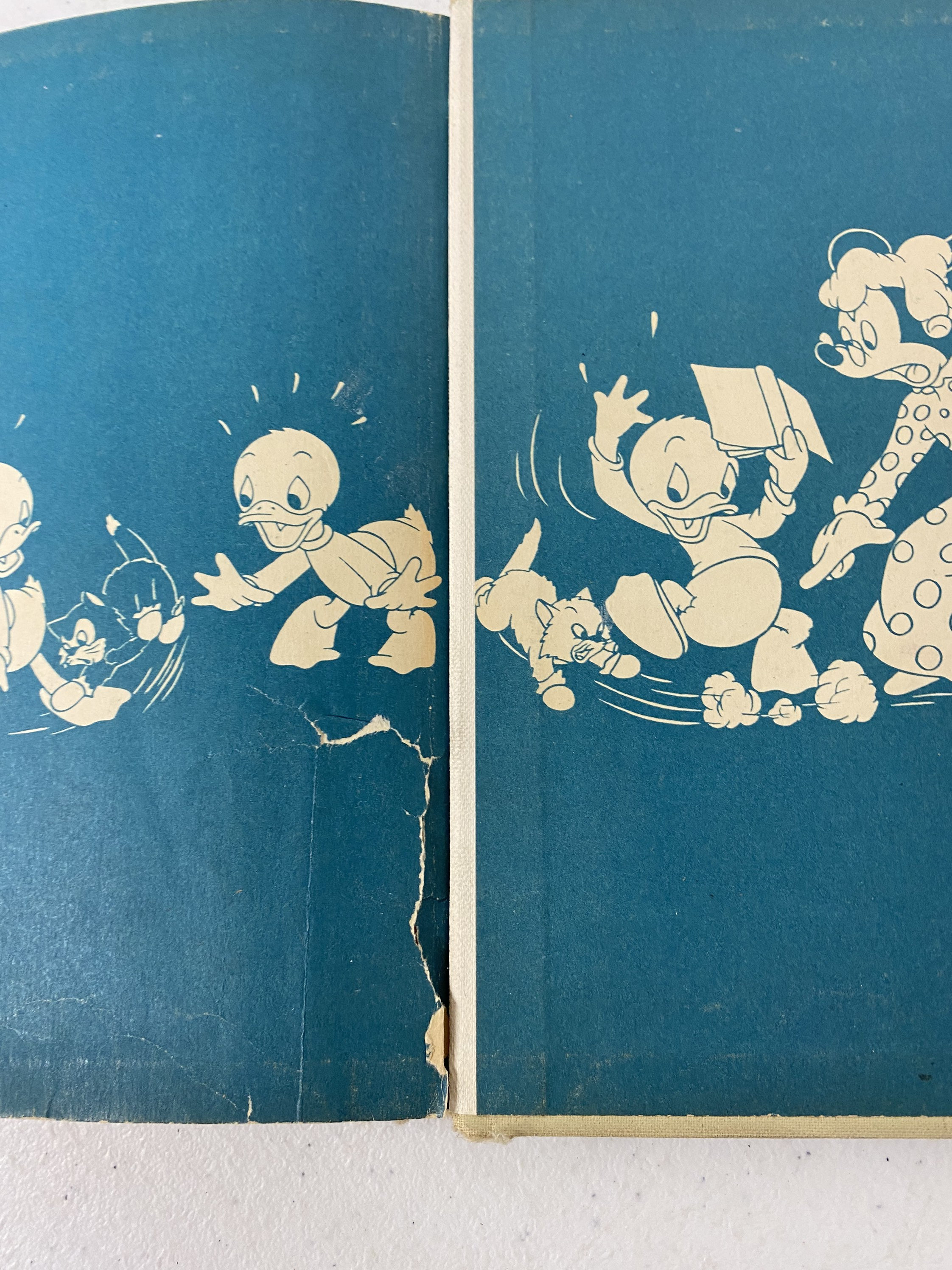 Vintage 1940 Donald Duck and His Nephews by Walt Disney and