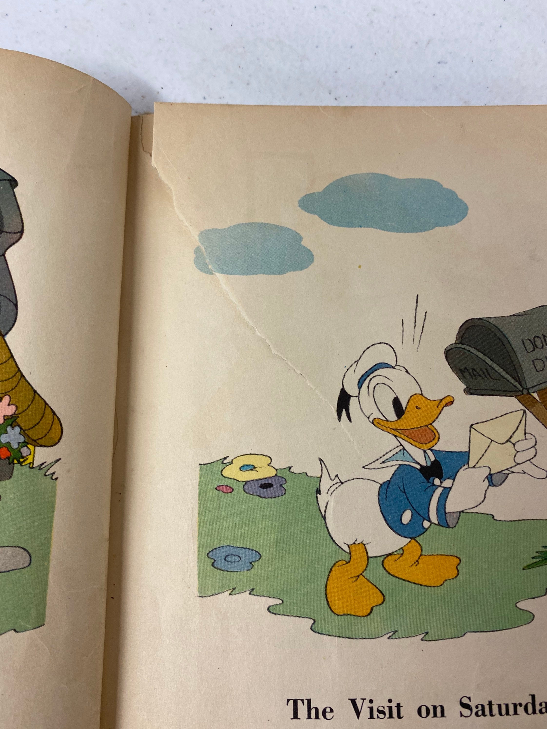 Vintage 1940 Donald Duck and His Nephews by Walt Disney and