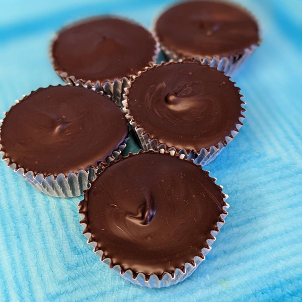 Mothers Day Fair Trade Chocolate Artisan Gourmet Spicy Thai Peanut Butter Cups (8pc or 4pc)