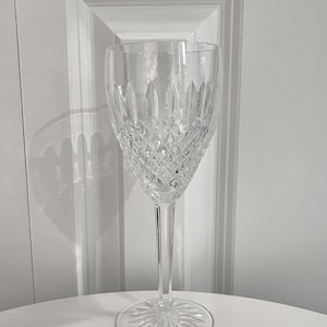 VINTAGE Waterford Crystal Castlemaine cut water goblet 7 7/8&quot;
