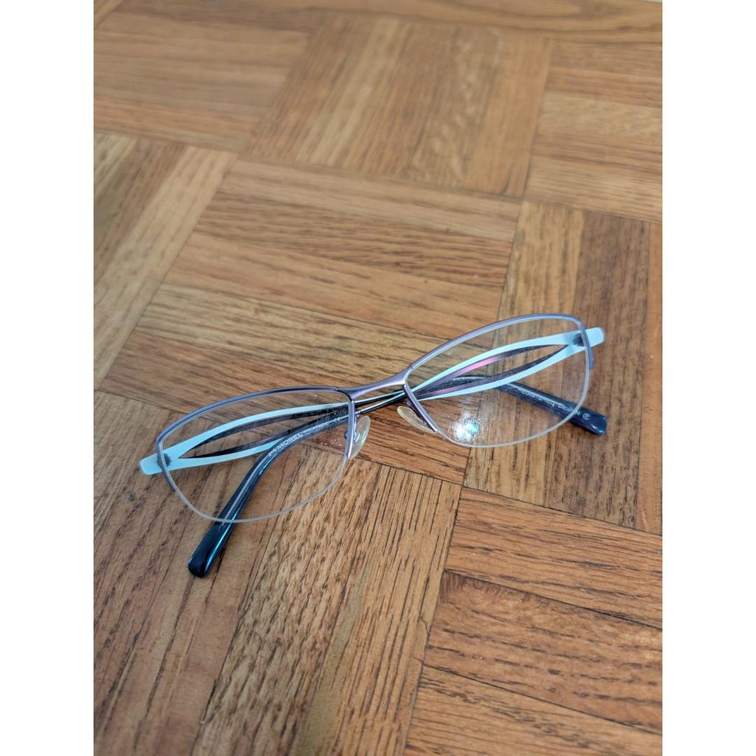Morel France Lightec Koali Eyeglasses Frames Only 7122K  54-16-135 PW011‎ Purple Morel France Lightec Koali Eyeglasses Frames Only 7122K 54  main image 4