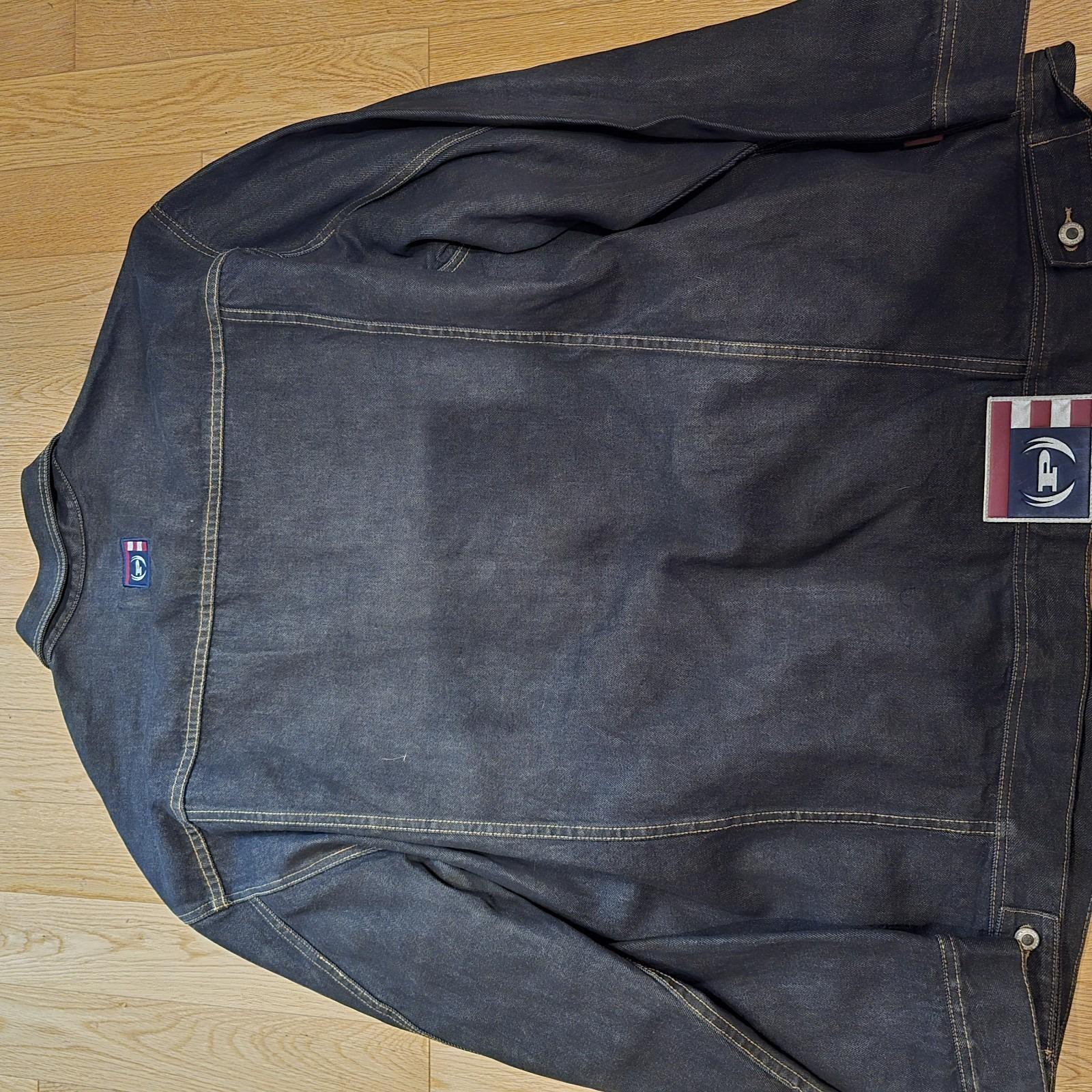 Phat Farm Vintage Y2K Denim Jacket Embroidered Logo Jean Jacket
