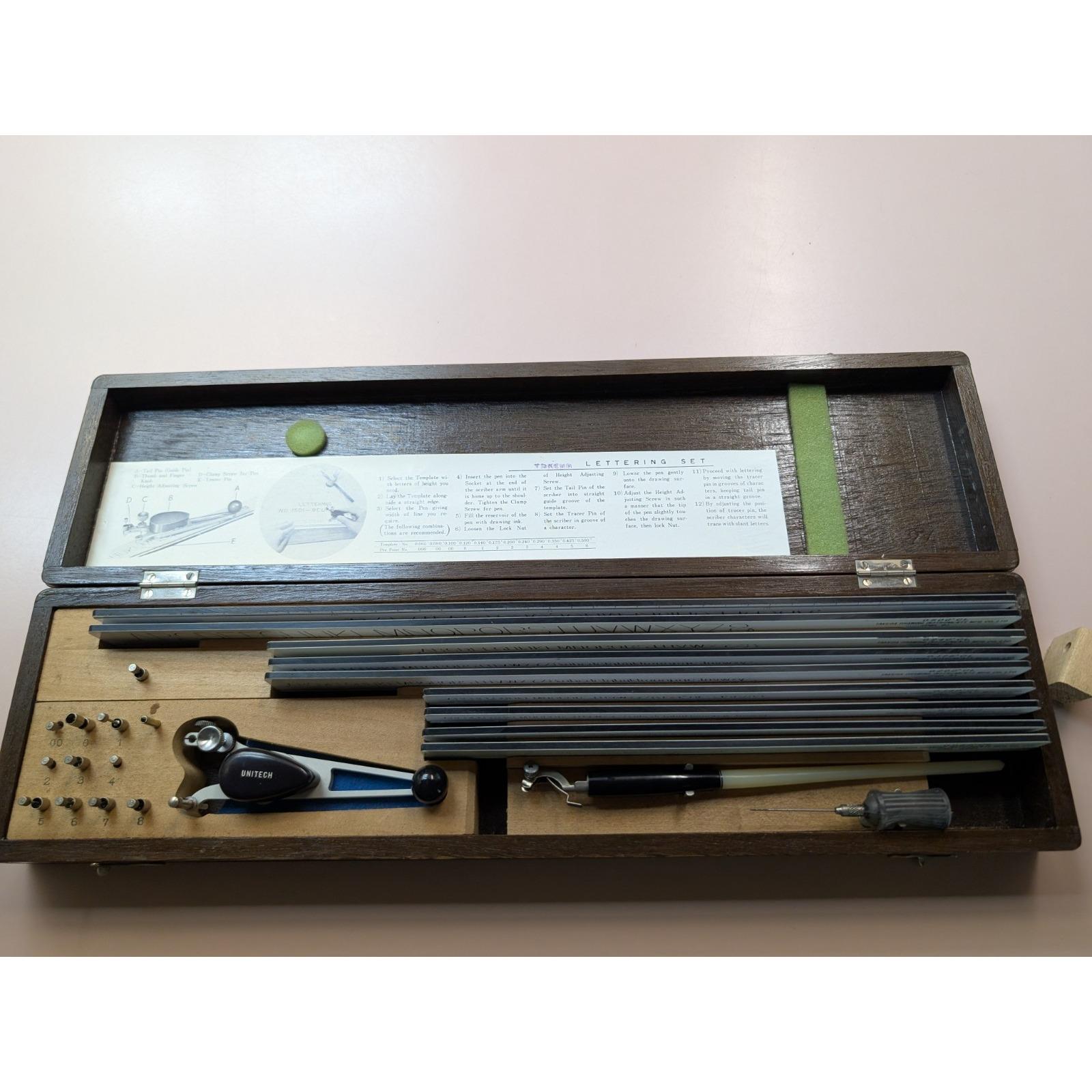 ウチダ UCHIDA LETTERING SET レタリングセット