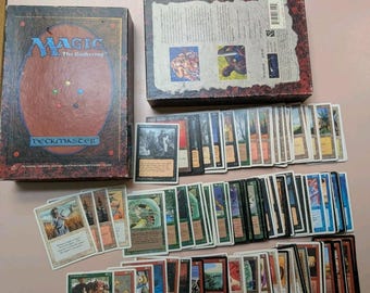 Magic The Gathering gemengd lot van 178 kaarten uit 1995 1996 1997 Ruby Medallion