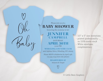 Bodysuit Invitations
