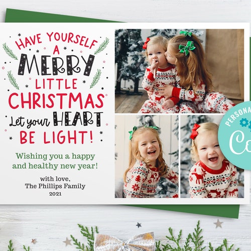 2021 Christmas Card Funny Oh Deer What a Year Editable Etsy