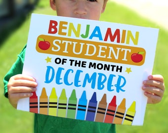 Download Student Of The Month Etsy