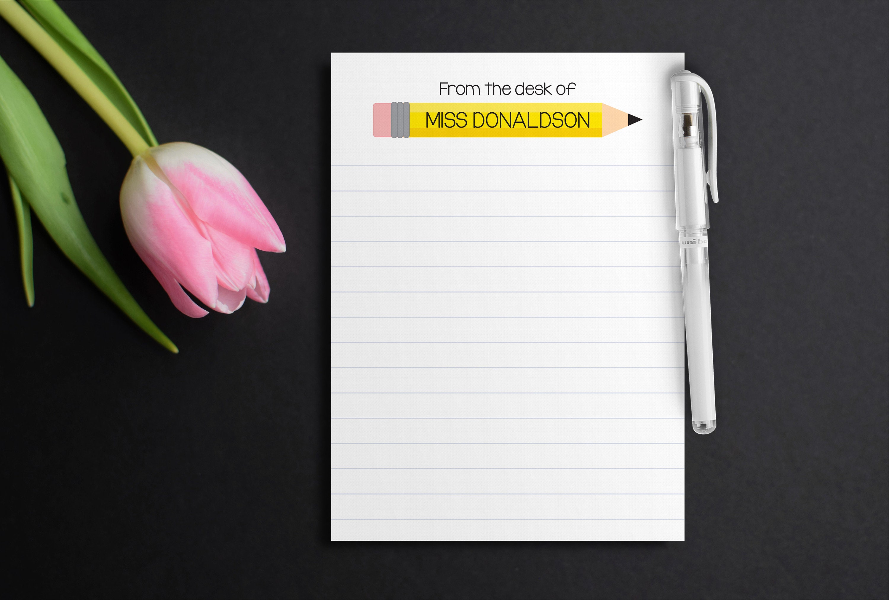 Back to school gift Teacher Notepad Gift for teacher From Etsy