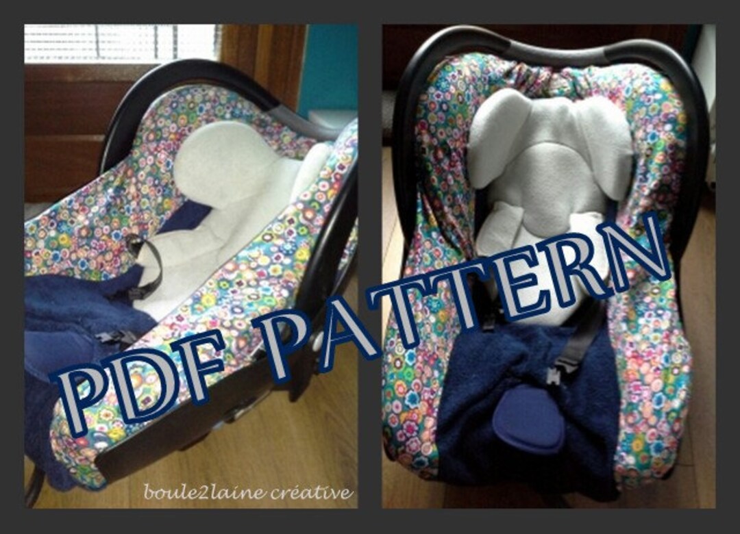 PDF Pattern DIY Car Seat Cover / Patron Et Tuto PDF Housse