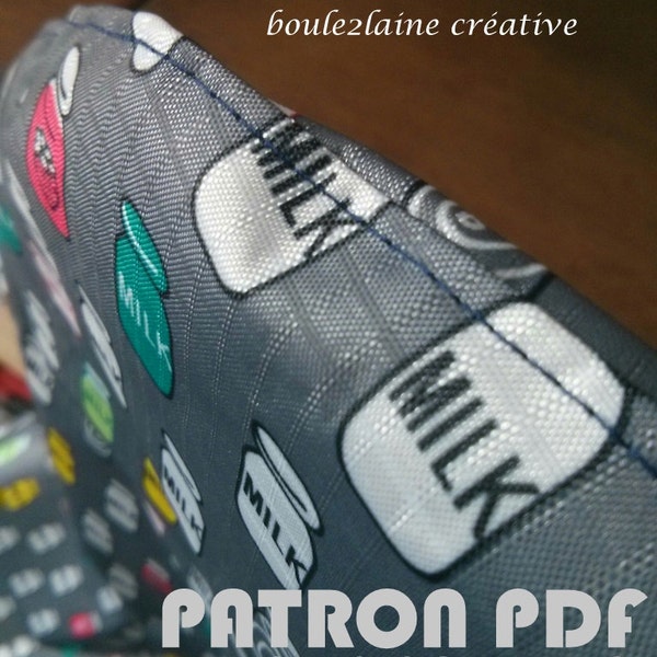 PDF Pattern DIY High chair cover / Patron et tuto pour housse chaise haute TATAMIA