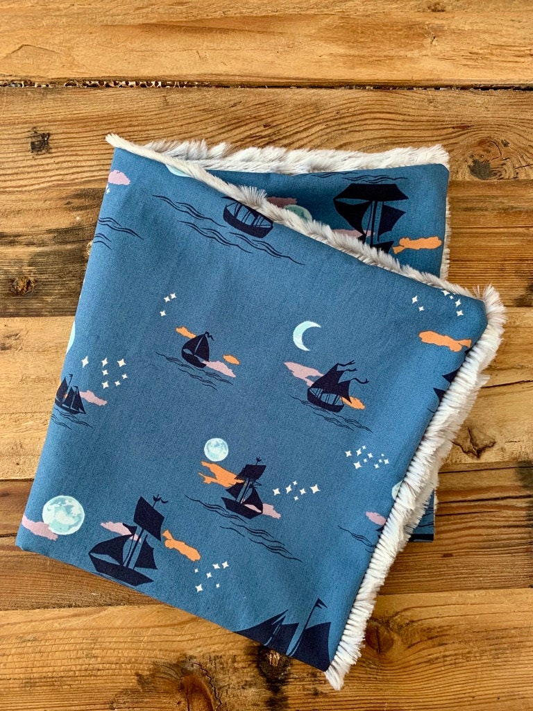 Nautical Baby Blanket Sailing Blanket Toddler Boat Etsy.de