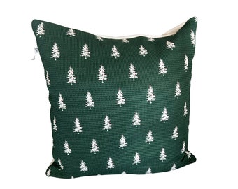 Christmas Tree Throw Pillow Cover | Holiday Pillow Cover | Cozy Holiday Decor | Double Sided | Country Holiday Decoration | FarmHouse Pillow