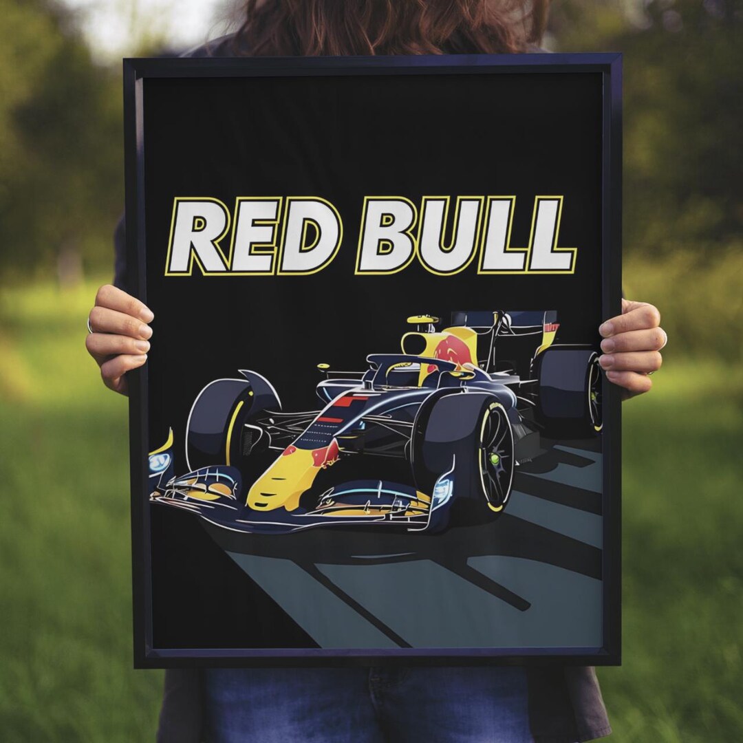 Student R Racing Team Posters Red Bull F1 Racing Team Poster • Formula 1 Digital Art Print • Max ...