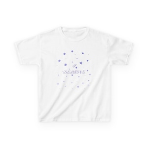 Starry Kids Tee, Cute Kids T-Shirt, Children&#39;s Star Shirt, Birthday Gift for Kids, Summer Tee, Kids Clothing