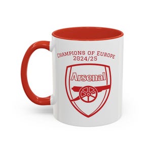 Arsenal Champions League Mug