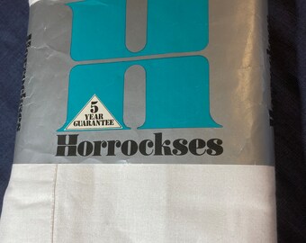 Pair vintage Horrockses cotton sheets