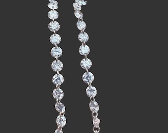 3 mm gebohrte Labor-Diamantperle, rund geschliffen, DEF VVS VS