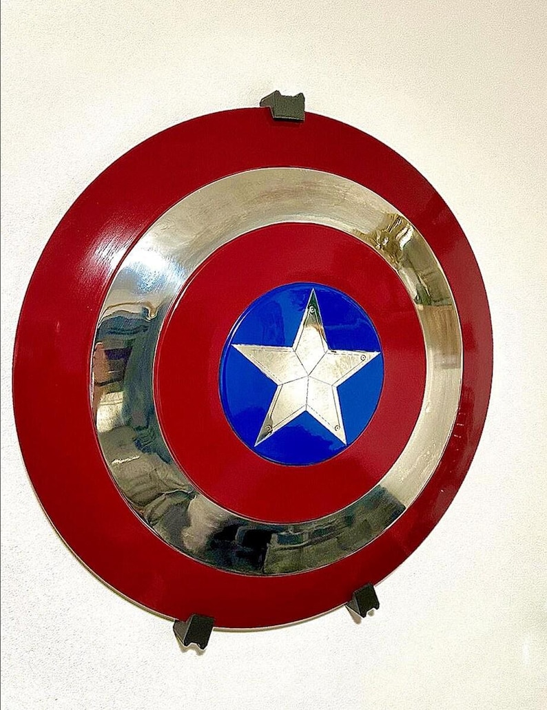 Marvel’s Legendary Captain America Shield — Metal Cosplay Replica / Medieval Armor Prop image 1