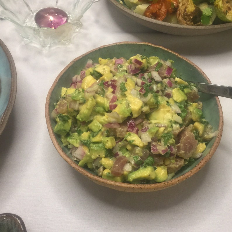 Handmade Pottery Bowl Ceramic Bowl Soup Bowl Cereal Bowl image 9