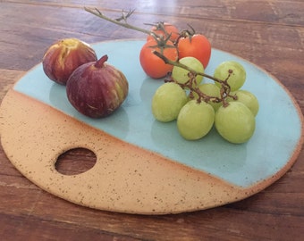 Cutting Board, Durable Stoneware Chopping Board, Cheese Board, Charcuterie Board, Unique Gift for Mother's Day, Easter - 9.25”