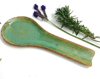 Farmhouse Kitchen Counter Decor Spoon Rest, Chef Kitchen Spoon Dish, Kitchen Accessories, Unique Gift for Mother's Day, Easter