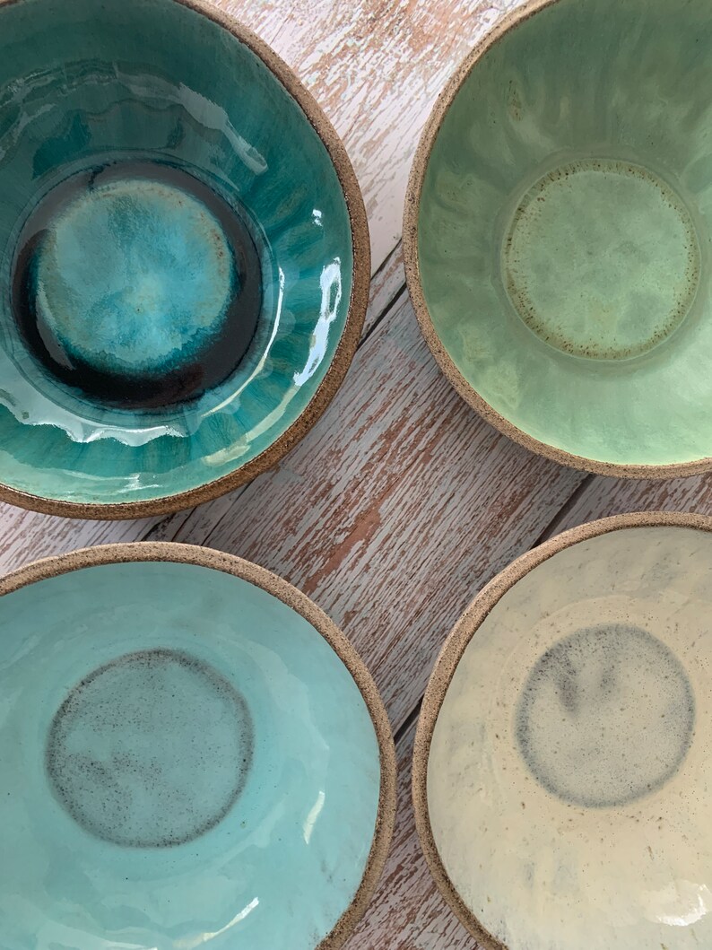 Handmade Pottery Ceramic Soup Bowl Blue Large Ceramic Bowl Etsy