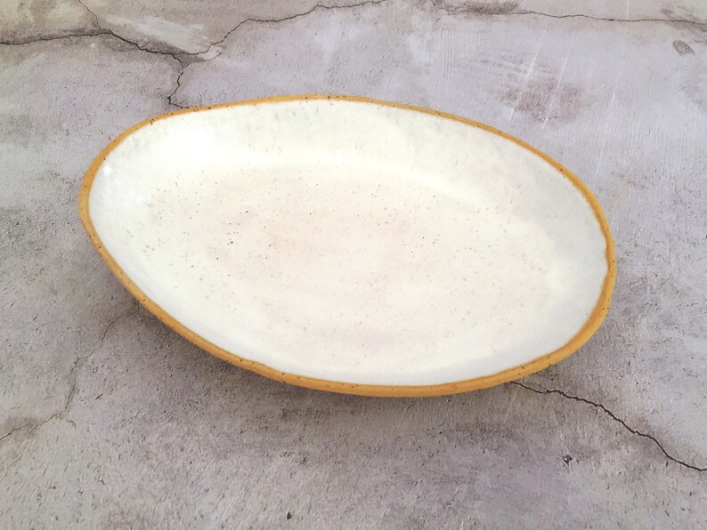 Serving Platter Handmade Ceramic Serving Tray White Serving Etsy