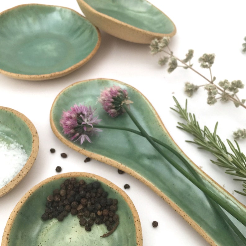 Rustic Spoon Rest Ceramic Spoon Holder Spoon Dish for Rustic Etsy