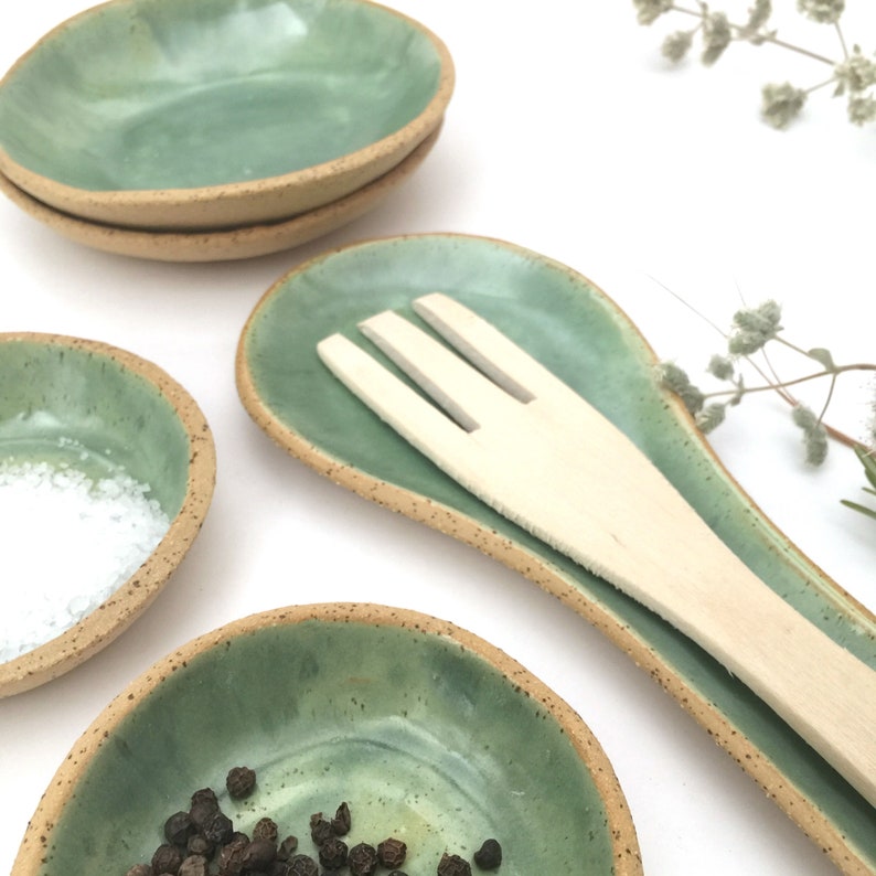Rustic Spoon Rest Ceramic Spoon Holder Spoon Dish for Rustic Etsy