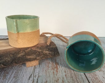 Handmade Large Ceramic Mug Set, Cozy Big Cups for Tea or Coffee - Set of 2 - Unique Gift