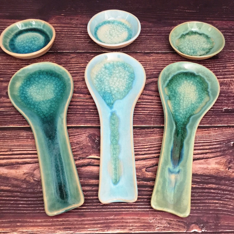 handmade ceramic spoon rest
