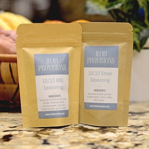 Small batch, handmade seasoning mixes and dry rubs