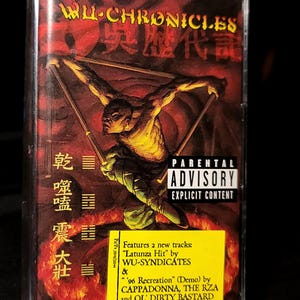 Wu-Chronicles Cassette Tape 1999 Factory Sealed – Original Priority Records Release – Wu-Tang Clan ODB RZA Cappadonna Masta Killa