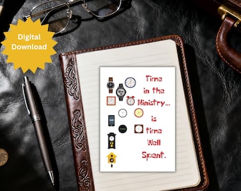 JW Ministry/ Pioneer Encouragement Card: 1 - 5x7 Printable (Digital Download)