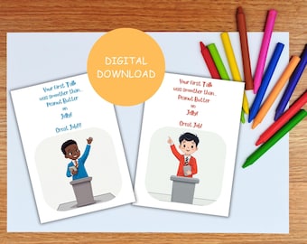 JW Encouragement Card: Printable Congratulations Gift (Digital Download 5x7in A7 Size)