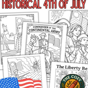 10 målarbilder om amerikanska revolutionen: 4 juli, USA:s historia (PDF-nedladdning)