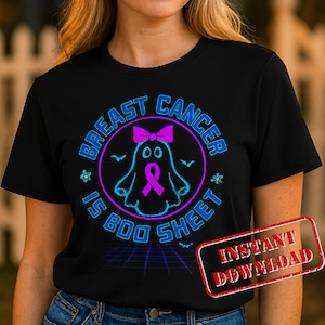 Breast Cancer Is Boo Sheet Png, Breast Cancer Awareness Png, Pink Ghost Png, Pink Ribbon Png, Spooky Png, Breast Cancer Png, Halloween Png