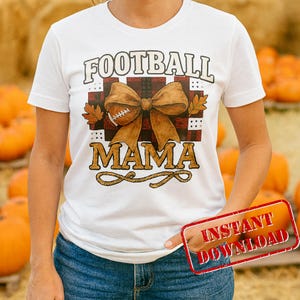 Football Mama Png, Touchdown Season Png, Touchdown Season Png Shirt, Checkered Png, Football Mom, Preppy Football Png, Football Coquette Png