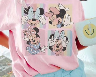 Comfort Colors® Retro Minnie Mouse Shirts, Disney Magic Kingdom Shirt, Minnie Mouse Trip Shirt, Family Vacation Shirt