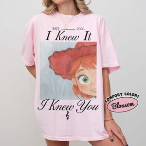 Comfort Colors® Watercolors TS Jessie Toy Story 5 Comfort Colors Shirt, Retro I Knew It I Knew You, Disneyland Toy Story Family Matching Tee image 3