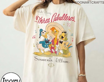 Comfort Colors® Disney The Three Caballeros Classic T-Shirt, Three Caballeros Shirt, Magic Kingdom Shirt, Disneyland Family Matching Shirts