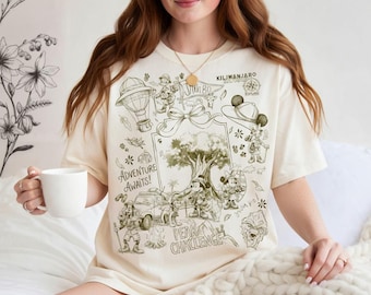 Comfort Colors® Disney Animal Kingdom Shirt, Mickey & Friends Safari Mode Tee, Magic Kingdom Tee, Family Safari Trip, Mickey Balloons Tee