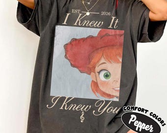 Camiseta Comfort Colors® Watercolors TS Jessie Toy Story 5 Comfort Colors, Retro I Knew It I Knew You, Camiseta a juego para la familia Disneyland Toy Story