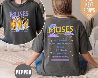 Comfort Colors 2026 Summer Disney Muse of Hercules Graphic T-shirt, Retro Disney Hercules The Muses 97 World Tour  Shirt, Disney Trip Shirt