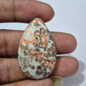 Natural Leopard skin jasper Cabochon | Handmade Leopard skin jasper Wholesale Loose Gemstone Lot| Natural Leopard skin jasper Gemstone Lot