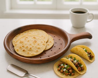 Handgemachte Terrakotta Chapati Pfanne - Rustikaler Ton Roti Tawa