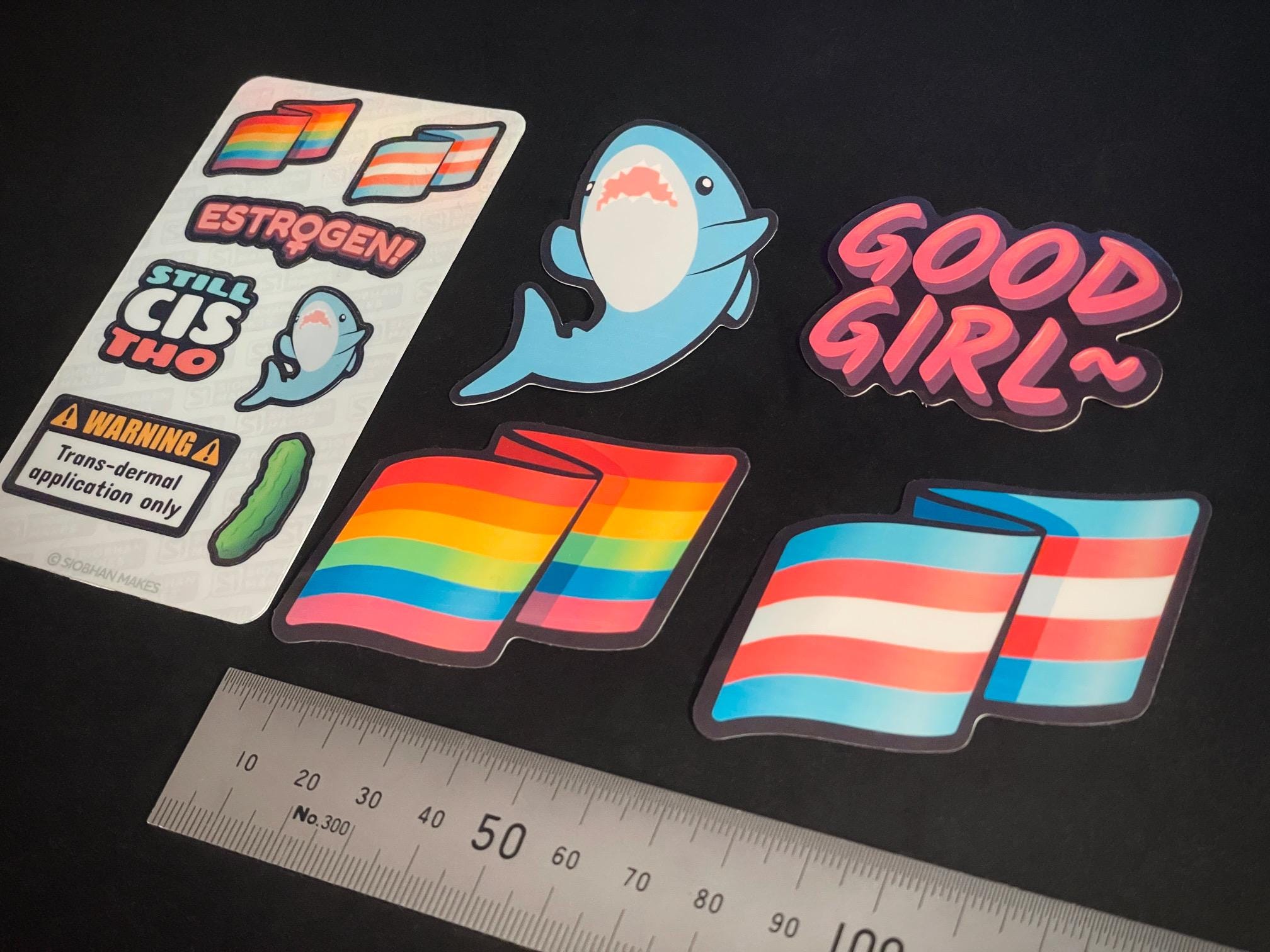 Blåhaj - Large Sticker - Etsy