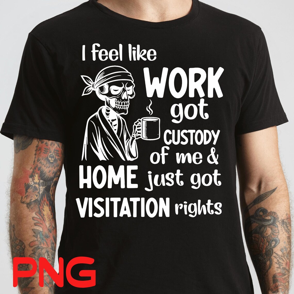 Funny Work Life Balance PNG: Relatable Quote Design (digital Download ...