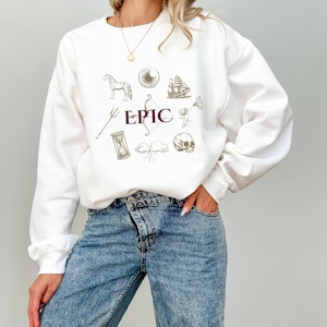 Epic The Musical Inspired Hoodie, Greek Mythology Sweatshirt, Tragic Hero Lyric Hoodie, Musical Fan Gift, Bookish Greek Apparel