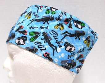 Gorro quirúrgico para médicos o gorro quirúrgico para hombres con buzos